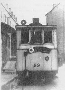 La Tisy 99 sur la voie de garage rue des Remparts